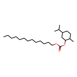 Carbonic acid, (1R)-(-)-menthyl tridecyl ester