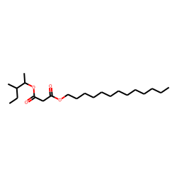 Malonic acid, 3-methylpent-2-yl tridecyl ester