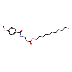 «beta»-Alanine, N-(4-methoxybenzoyl)-, undecyl ester