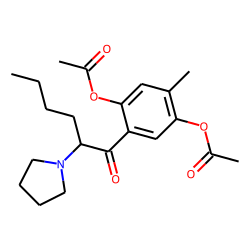 R,S-4'-methyl-«alpha»-pyrrolidinohexanophenone-M (di-HO-), 2AC