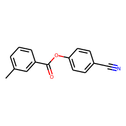 m-Toluic acid, 4-cyanophenyl ester