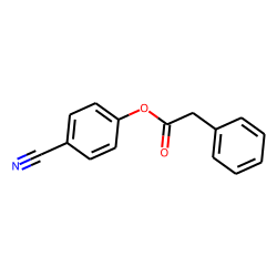 Phenylacetic acid, 4-cyanophenyl ester