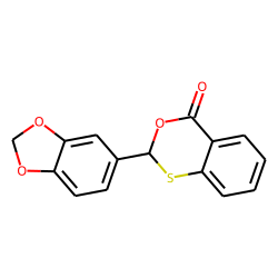 2-(3',4'-Methylenedioxy)phenyl-4-keto-1,3-benzothioxane