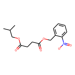 Succinic acid, isobutyl 2-nitrobenzyl ester