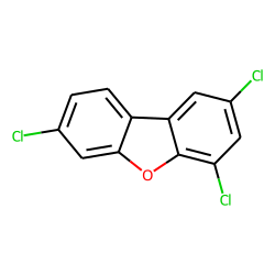 Dibenzofuran, 2,4,7-trichloro