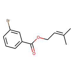 3-Bromobenzoic acid. 3-methylbut-2-enyl ester