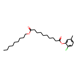 Sebacic acid, 2-chloro-5-methylphenyl nonyl ester