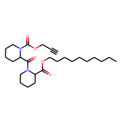 Pipecolylpipecolic acid, N-propargyloxycarbonyl-, decyl ester