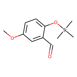 2-Hydroxy-5-methoxybenzaldehyde, trimethylsilyl ether