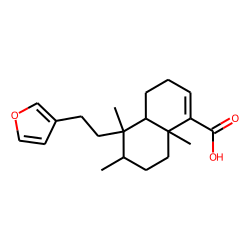 (4aS,5R,6S,8aS)-5-(2-(Furan-3-yl)ethyl)-5,6,8a-trimethyl-3,4,4a,5,6,7,8,8a-octahydronaphthalene-1-carboxylic acid