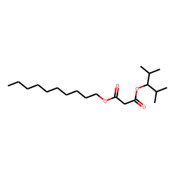 Malonic acid, decyl 2,4-dimethylpent-3-yl ester