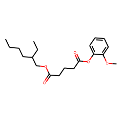 Glutaric acid, 2-ethylhexyl 2-methoxyphenyl ester
