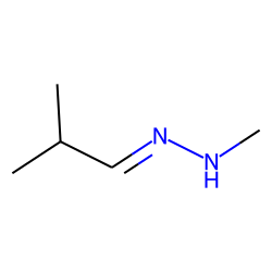 Propanal, 2-methyl-, methylhydrazone