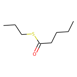Pentanethioic acid, S-propyl ester