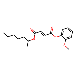 Fumaric acid, 2-methoxyphenyl hept-2-yl ester