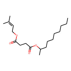 Succinic acid, 3-methylbut-2-en-1-yl 2-decyl ester