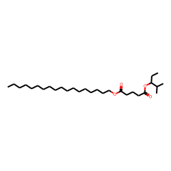 Glutaric acid, 2-methylpent-3-yl octadecyl ester