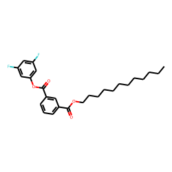 Isophthalic acid, 3,5-difluorophenyl dodecyl ester