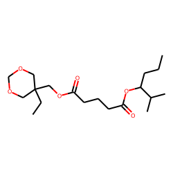 Glutaric acid, (5-ethyl-1,3-dioxan-5-yl)methyl 2-methylhex-3-yl ester