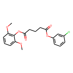 Glutaric acid, 3-chlorophenyl 2,6-dimethoxyphenyl ester