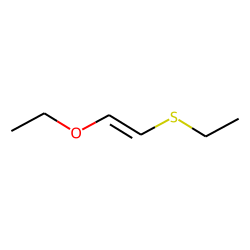 (E) 1-Ethoxy-2-(ethylthio)ethene