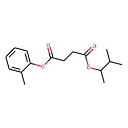 Succinic acid, 3-methylbut-2-yl 2-methylphenyl ester