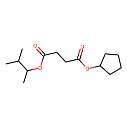 Succinic acid, 3-methylbut-2-yl cyclopentyl ester
