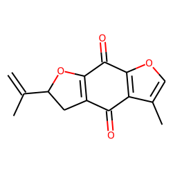 Benzo[1,2-b:5,4-b']difuran-4,8-dione, 2,3-dihydro-5-methyl-2-(1-methylethenyl)-, (-)-