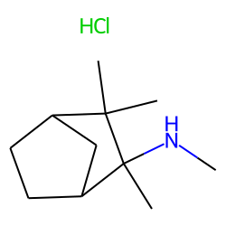 N,2,3,3-tetramethyl-2-norcamphanamine hydrochloride