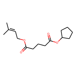 Glutaric acid, cyclopentyl 3-methylbut-2-en-1-yl ester