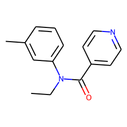 Isonicotinamide, N-ethyl-N-(3-methylphenyl)-