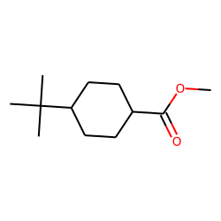 Methyl cyclohexanecarboxylate, 4-(1,1-dimethylethyl), # 2