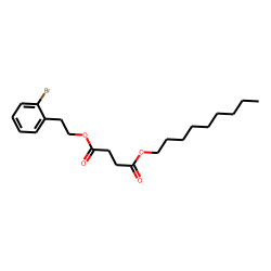 Succinic acid, 2-bromophenethyl nonyl ester