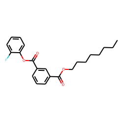 Isophthalic acid, 2-fluorophenyl octyl ester