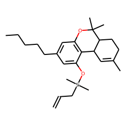 Silane, dimethyl-2-propenyl[(6a,7,8,10a-tetrahydro-6,6,9-trimethyl-3-pentyl-6H-dibenzo[b,d]pyran-1-yl)oxy]-, (6aR-trans)-