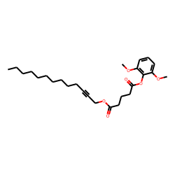 Glutaric acid, tridec-2-yn-1-yl 2,6-dimethoxyphenyl ester