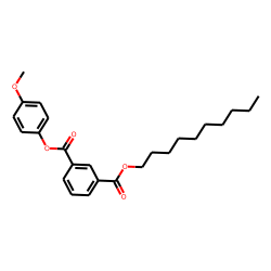 Isophthalic acid, decyl 4-methoxyphenyl ester