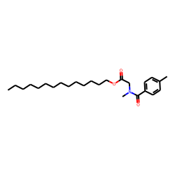 Sarcosine, N-(4-methylbenzoyl)-, tetradecyl ester