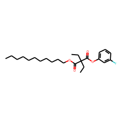 Diethylmalonic acid, 3-fluorophenyl undecyl ester