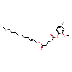 Glutaric acid, dodec-2-en-1-yl 4-bromo-2-methoxyphenyl ester