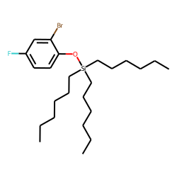 1-Bromo-3-fluoro-6-trihexylsilyloxybenzene