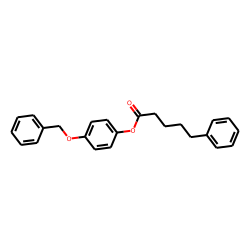 5-Phenylvaleric acid, 4-benzyloxyphenyl ester