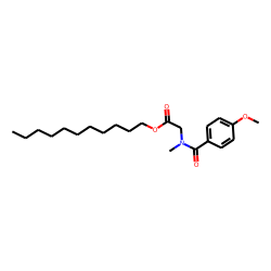 Sarcosine, N-(4-methoxybenzoyl)-, undecyl ester