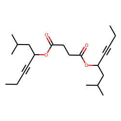 Succinic acid, di(2-methyloct-5-yn-4-yl) ester