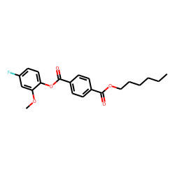 Terephthalic acid, 4-fluoro-2-methoxyphenyl hexyl ester