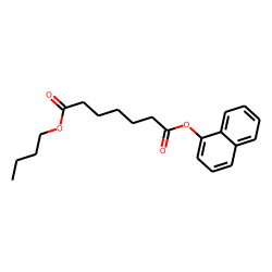 Pimelic acid, butyl 1-naphthyl ester