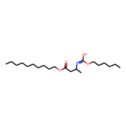 DL-3-Aminobutanoic acid, N-hexyloxycarbonyl-, decyl ester
