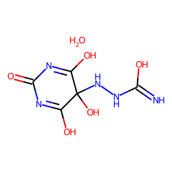 Barbituric acid, 5-hydroxy-5-semicarbazido-, monohydrate