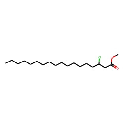 3-Chlorooctadecanoic acid, methyl ester