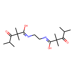 Valeramide, n,n'-ethylene-bis(2,2,4-trimethyl-3-oxo)-